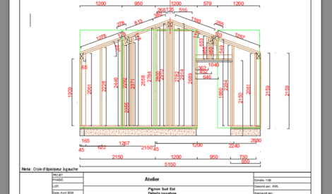 Plan Maison Ossature Bois Par Atout Bois Sur L Air Du Bois