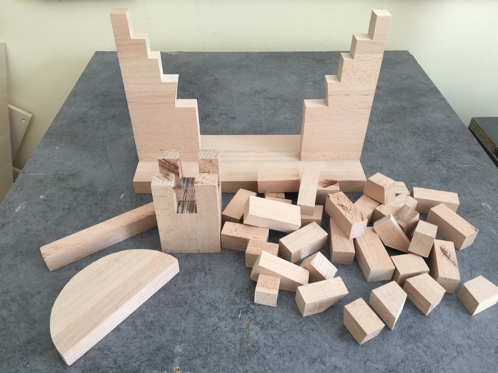 jeu en bois 4 ans- blocs de construction MILLARCS