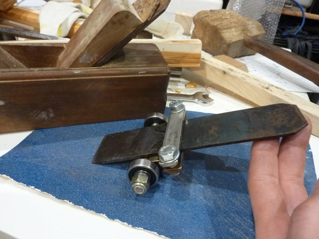 Outil d'affûtage de ciseaux à bois de calibre de guide d'affûtage