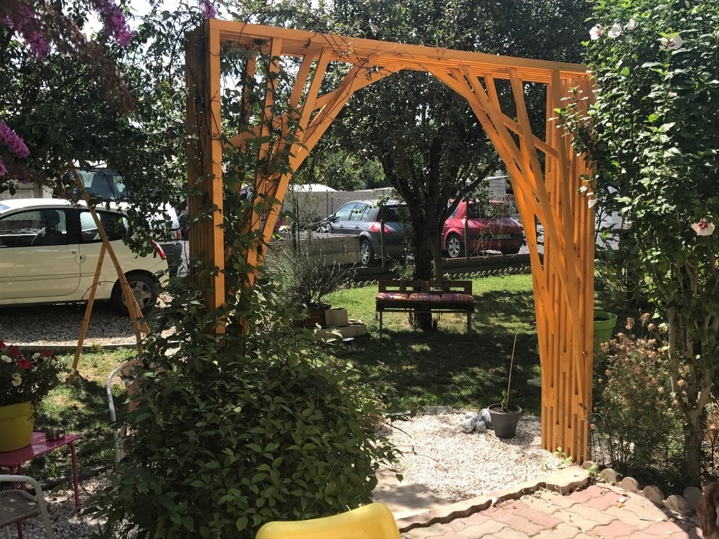 Arche de jardin bois