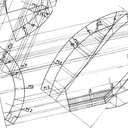 L'escalier en bois par Robert Roy (épure d'un limon courbe)