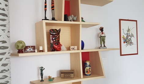 Petite bibliothèque déstructurée ATELIER