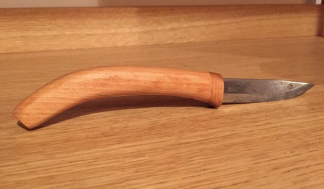 Mon premier couteau à partir d'une vieille lame de scie par La Bizounerie  sur L'Air du Bois