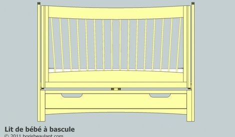 Plan Lit De Bebe Avec Bascule Par Boris Beaulant Sur L Air Du Bois