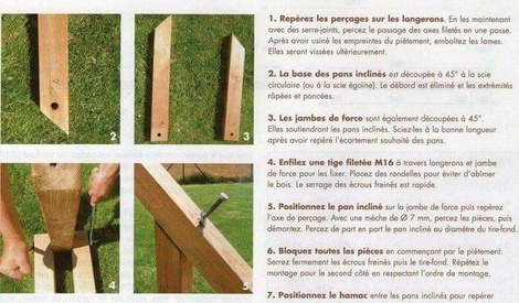 Tutoriel : Comment réaliser un support de hamac en bois ?