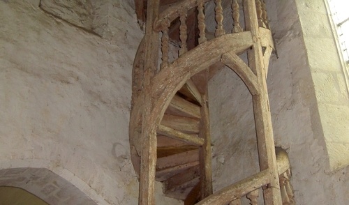 Création d'un escalier débillardé, main courante en bois, balustre coudée  fer forgé – Le Fer Forgé