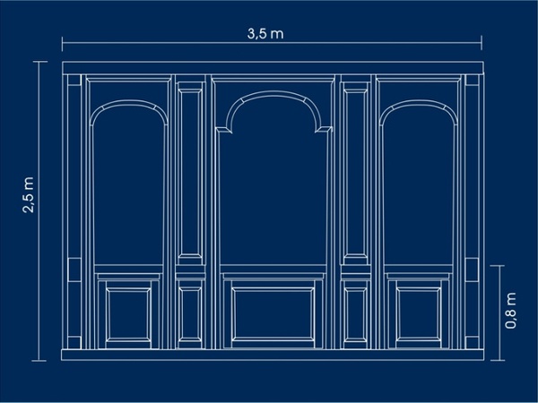 Grandes portes de placard - Et petite astuce de faux ravancement de moulure  par Boris Beaulant sur L'Air du Bois