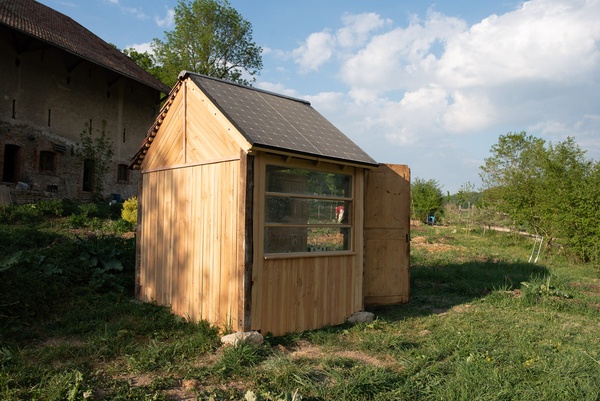 Cabane de jardin photovoltaïque par Guilhem sur L'Air du Bois