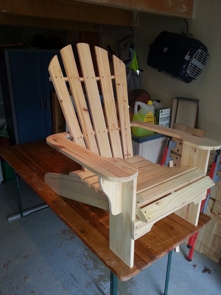 Fauteuil Adirondack par ValouDeLAnjou sur L'Air du Bois