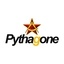 Pythagone : Logo étoilé à 5 branches avec un compas ouvert.