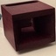 Enceinte passive cube bois de Violette